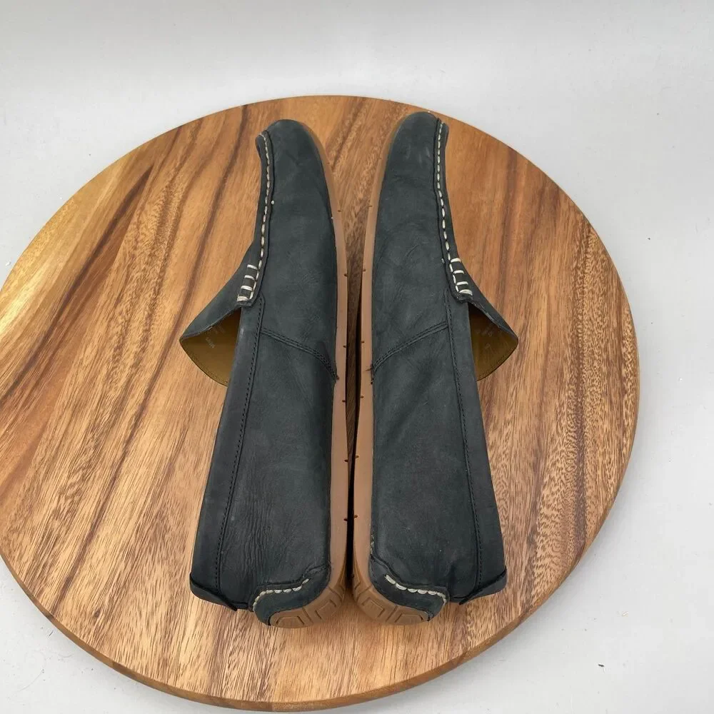 Cole Haan Somerset Venetian Loafers Mens 12 M Black Leather Driving Casual Shoes